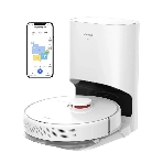 Робот-пылесос Dreame D10 Plus белый, 5200 мАч Li-Ion, уборка сухая/влажная, пылесборник контейнер 0.4 л