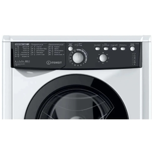 Стиральная машина Indesit EWSB 5085 BK CIS белый, загрузка фронтальная 5 кг, 800 об/мин., класс: А