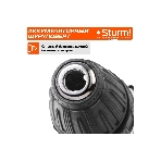 Дрель-шуруповерт Sturm CD3620, 20 В, 2 Ач, 31 Нм, щеточный