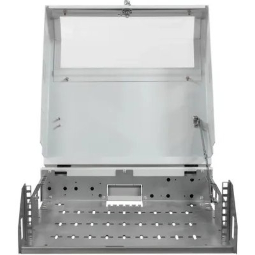 Шкаф коммутационный NTSS (NTSS-SOHO5U) настенный 5U 520x140 мм пер. дв. стекл несъемн. бок. пан. 80 кг белый IP20
