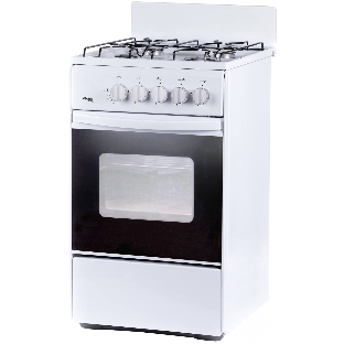 Плита газовая Лада Nova RG 24043 белый, конфорок 4 шт, духовка 50 л, 50 см x 85 см x 60 см