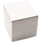 Блок для записей бумажный Silwerhof ECO Эконом 80x80x80мм, 60 г/м2, белый