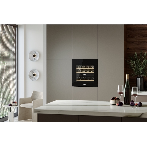 Винный шкаф встраиваемый Korting KFW 604 DB GN