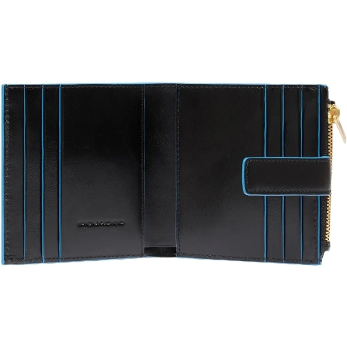 Картхолдер Piquadro Blue Square PP6843B2R/N черный, натуральная кожа