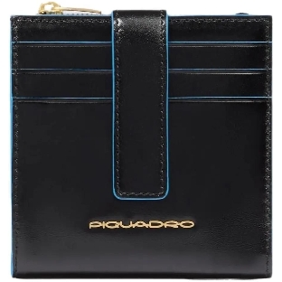 Картхолдер Piquadro Blue Square PP6843B2R/N черный, натуральная кожа