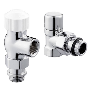 Набор термостатический для радиатора осевой Royal Thermo Design 1/2"М30х1,5 (Хром)
