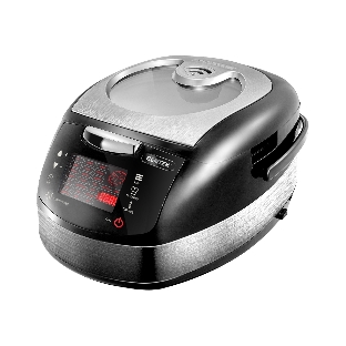 Мультиварка Centek CT-1472 Ceramic черный/сталь, 860 Вт, 5.0 л, LED, 21 программа