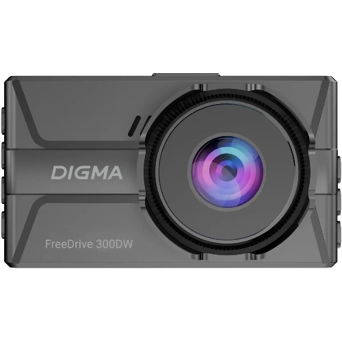 Видеорегистратор Digma FreeDrive 300DW, 2560x1440, 3", с камерой заднего вида, Wi-Fi, G-сенсор, датчик движения