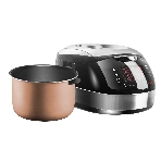 Мультиварка Centek CT-1472 Ceramic черный/сталь, 860 Вт, 5.0 л, LED, 21 программа