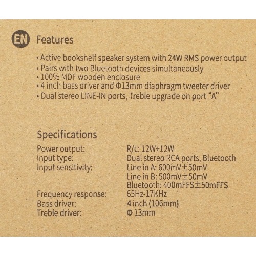 Акустическая система 2.0 Edifier R1010BT черный