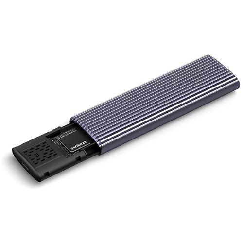 Внешний корпус для SSD Netac WH51 External SSD Case M.2 NVMe/SATA, with A to C cable, Aluminum