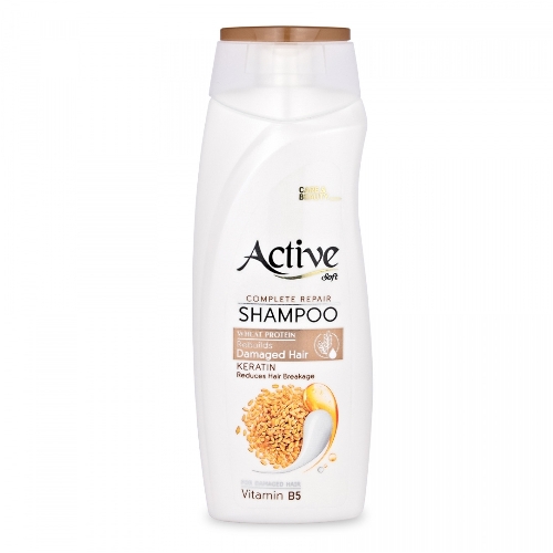 Шампунь Active восстанавливающий для поврежденных волос CARE & BEAUTY. С протеином, кератином и витамином B5, 350 мл (512102055)
