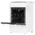 Плита газовая Cezaris ПГ 2150-10 белый, конфорок 4 шт, духовка 43 л, 51 см x 85 см x 55 см