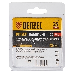 Набор бит Denzel PH2х25, сталь S2, шестигранный профиль, 10 шт.