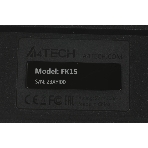 Комплект клавиатура+мышь A4Tech FStyler F1512 проводной, USB, 1200 DPI, черный
