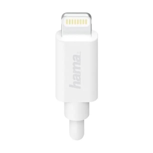 Автомобильное зарядное устройство Hama H-183291 1A кабель Apple Lightning белый