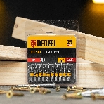 Набор бит Denzel PH2х25, сталь S2, шестигранный профиль, 10 шт.