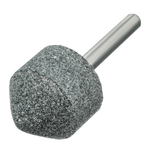 Шарошка абразивная Denzel конус, для дрели, 25 x 25 мм, хвостовик d6 мм, 63С