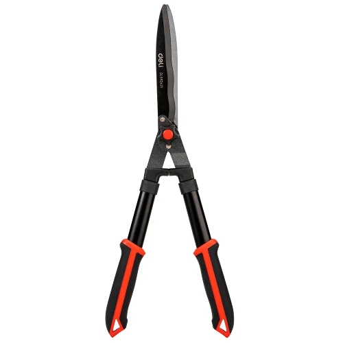 Садовые ножницы Deli DL580421 Размер 26,5";. Сталь 55С. Термообработанная поверхность. Комбинированная ручка с полипропиленновым и термопластичным покрытием.