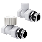 Набор термостатический прямой Royal Thermo Design 1/2"М30х1,5 (белый)