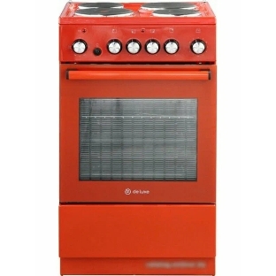 Плита электрическая De Luxe 5004.16э-017 терракотовый, конфорок 4 шт, духовка 46 л, гриль, 50 см x 85 см x 50 см
