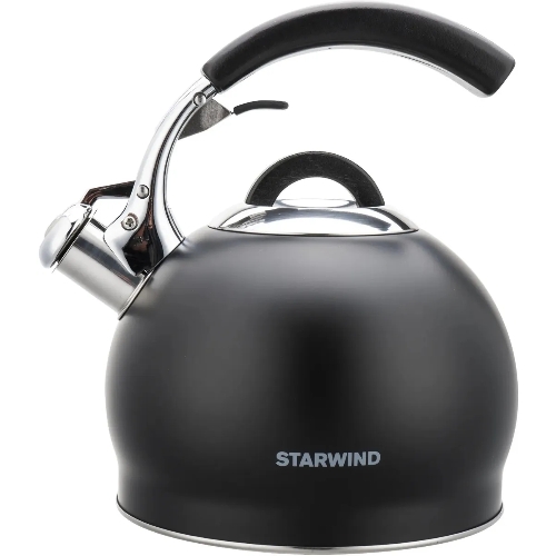 Чайник для плиты металлический Starwind Chef Concept 3 л. черный (SW-CH1510)