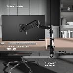 Кронштейн для монитора ONKRON 13"-34" настольный, черный G75
