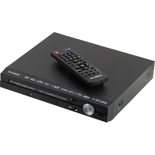 Плеер DVD Hyundai H-DVD200 черный Караоке ПДУ