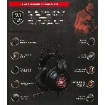 Гарнитура Bloody G525 чёрный, проводная, подсветка