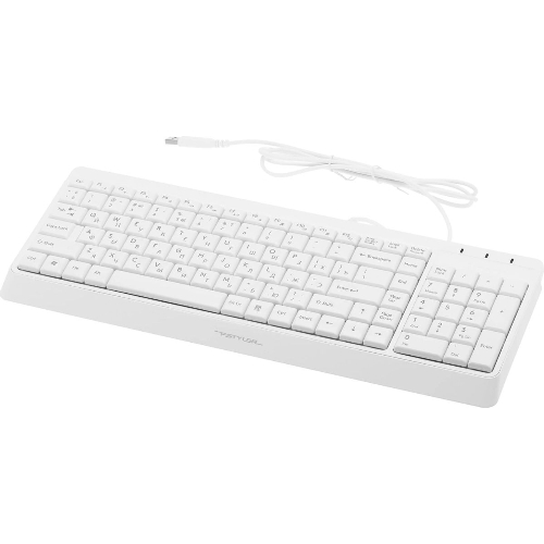 Клавиатура проводная A4Tech Fstyler FK15, USB, белый