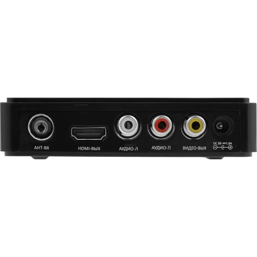 Приставка для цифрового ТВ Cadena CDT-2291SB черный, DVB-T2, DVB-T, HDMI, USB 2.0