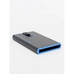 Ремень мужской Piquadro Blue Square CUBOX15B2R/BLU2, синий, натур.кожа
