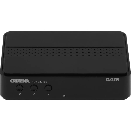 Приставка для цифрового ТВ Cadena CDT-2291SB черный, DVB-T2, DVB-T, HDMI, USB 2.0