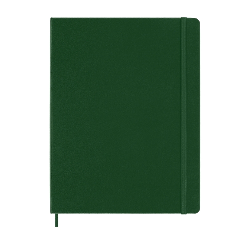 Блокнот MOLESKINE Classic, 192стр, в клеточку, твердая обложка, зеленый qp091k15