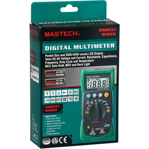 Универсальный мультиметр MASTECH MS8233D