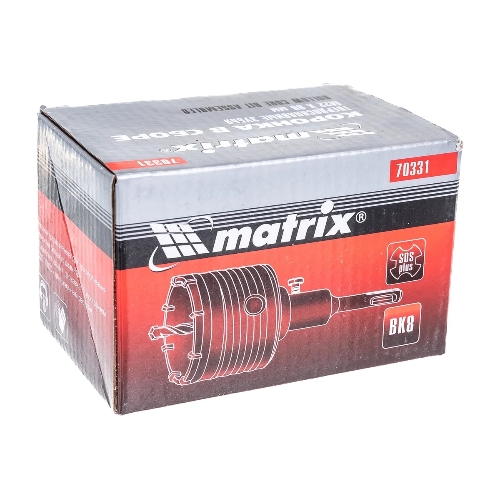 Коронка в сборе Matrix М22 x 80 мм, SDS PLUS