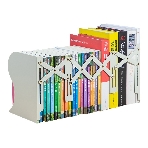 Подставка-ограничитель для книг Deli 78631GREY серый
