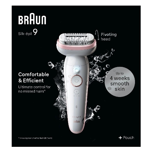 Электрический эпилятор BRAUN SES9-000 розовое золото/белый