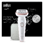 Электрический эпилятор BRAUN SES9-000 розовое золото/белый