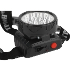 Фонарь налобный ЭРА светодиодный Трофи TG9 ударопрочный, 9 LED, 2 режима, аккумуляторный, черный