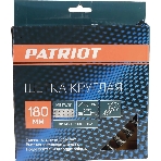 Щетка дисковая Patriot 813010013 d=180мм d(посад.)=22.23мм (угловые шлифмашины) (упак.:1шт)
