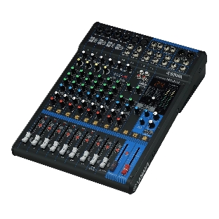 Пульт Yamaha [MG12XU] 12-канальный микшерный пульт: макс. 6 микрофонных/12 линейных входов (4 моно + 4 стерео)/2 групповые шины + 1 стереошина/2 шины AUX, Микрофонные предусилители D-PRE, Фантомное питание +48 В, эффекты: SPX с 24 программами, Ин