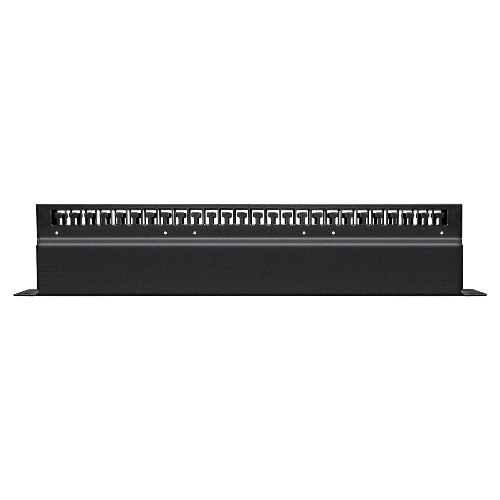 Патч-панель UTP 19" 48 port кат.5e ExeGate разъем KRONE&110 (dual IDC), 1U, RoHS, черный