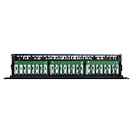 Патч-панель UTP 19" 48 port кат.5e ExeGate разъем KRONE&110 (dual IDC), 1U, RoHS, черный