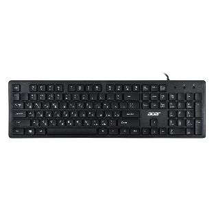 Клавиатура проводная Acer OKW020, USB, черный