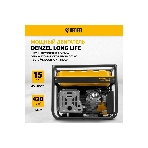 Электрогенератор бензиновый Denzel PS 80 E-3, 6.5 кВт, 85 дБ, 87 кг