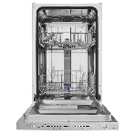 Встраиваемая посудомоечная машина HOMSAIR DW44L-2, серебристый, 44.8 см, 9 компл., 49 дБ, класс A++