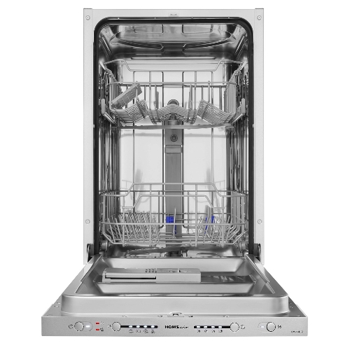 Встраиваемая посудомоечная машина HOMSAIR DW44L-2, серебристый, 44.8 см, 9 компл., 49 дБ, класс A++