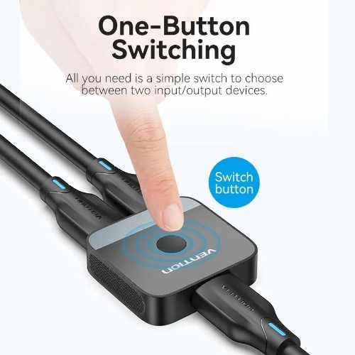 Переключатель - разветвитель Vention HDMI v2.0 4K двунаправленный 2x1/1x2