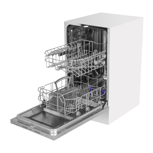 Встраиваемая посудомоечная машина HOMSAIR DW44L-2, серебристый, 44.8 см, 9 компл., 49 дБ, класс A++